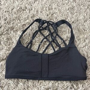 Lululemon Athletica Black Strappy Sports Bra